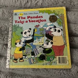 The Pandas Take A Vacation A Big Little Golden Book